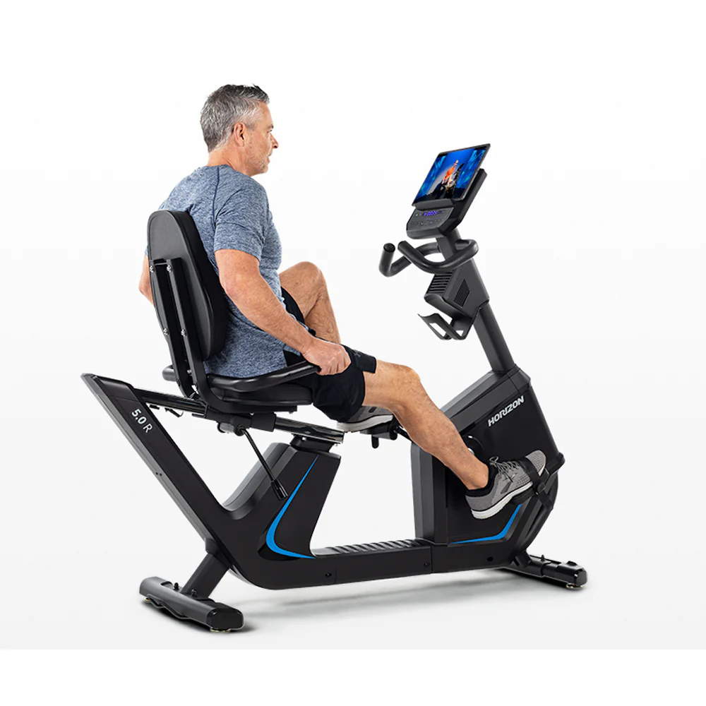 Horizon 5.0R Recumbent Bike - Image 4