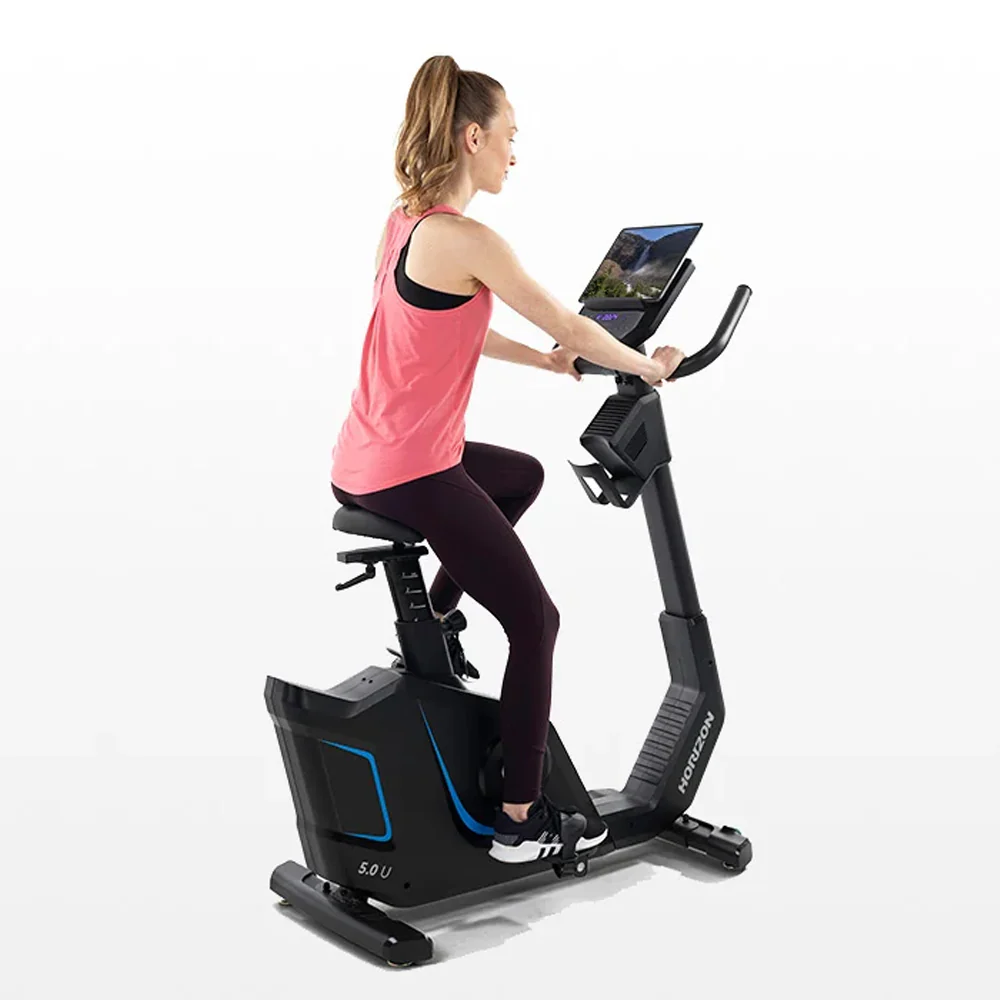 Horizon 5.0U Upright Bike - Image 4