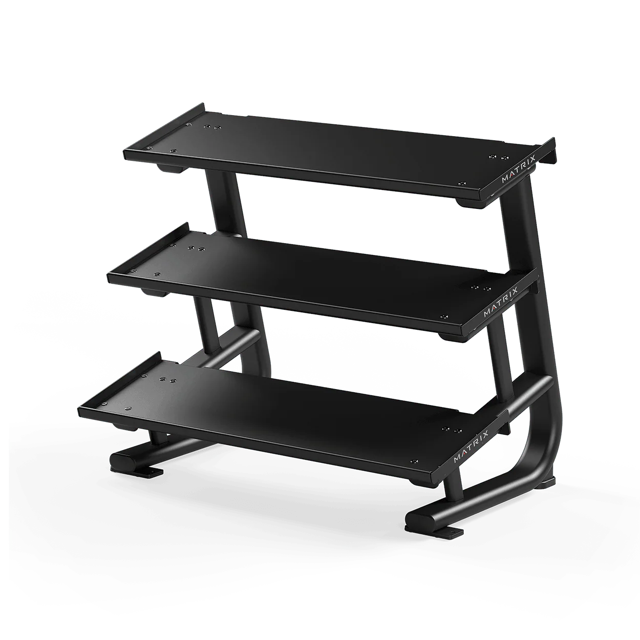 Matrix Magnum Studio Flat-Tray Dumbbell Rack