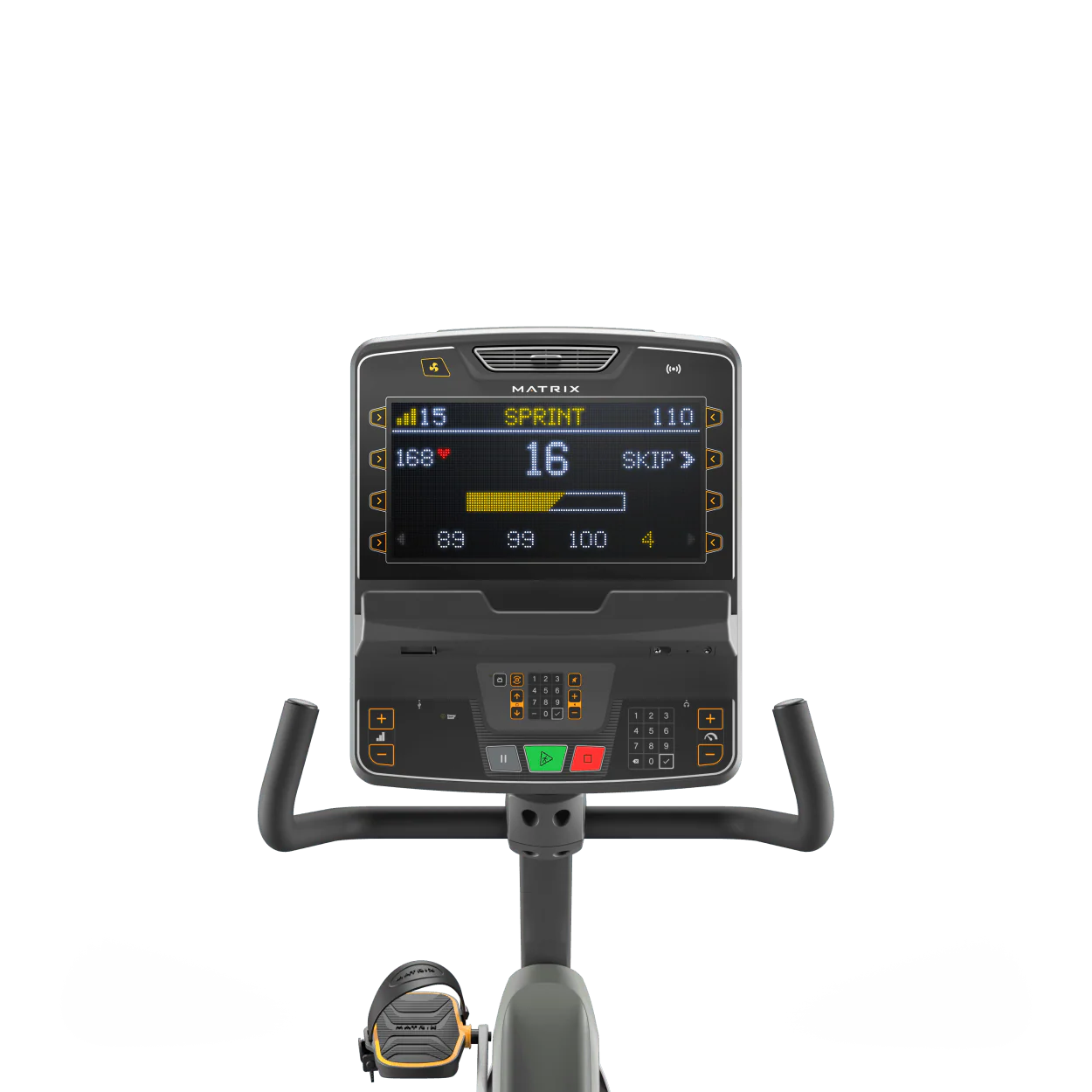 Matrix Performance Recumbent Cycle With Premium LED Console - Image 5